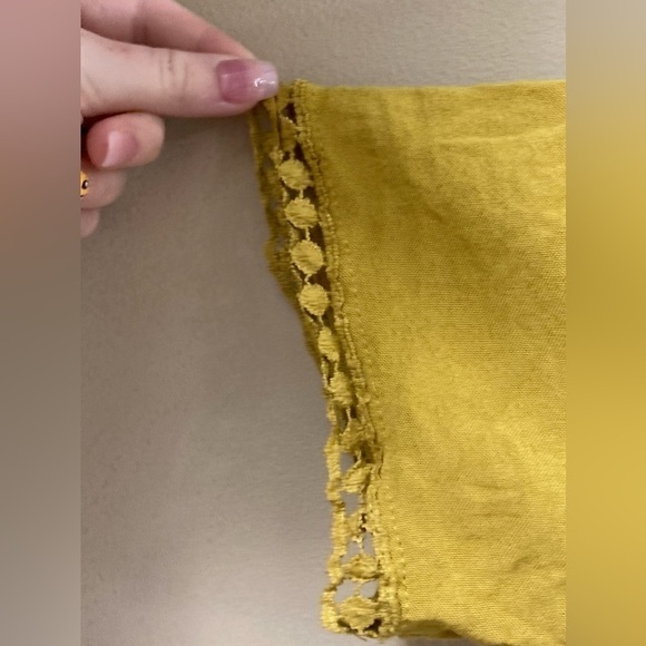 UMGEE Yellow Gold Short-Sleeve Dress Size Medium - Picture 5 of 11